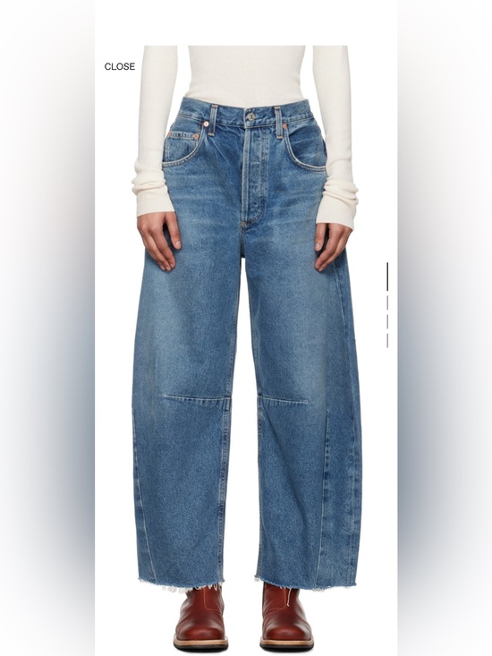Citizens Of Humanity Denim - Citizens Of Humanity Medium Wash High-Rise Horseshoe Jeans